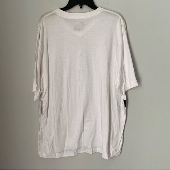 Calvin Klein Men’s Rocawear N Neck Short Sleeve White Teeshirt XL - Picture 6 of 7